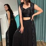 Stylish Black Indo Western Collection