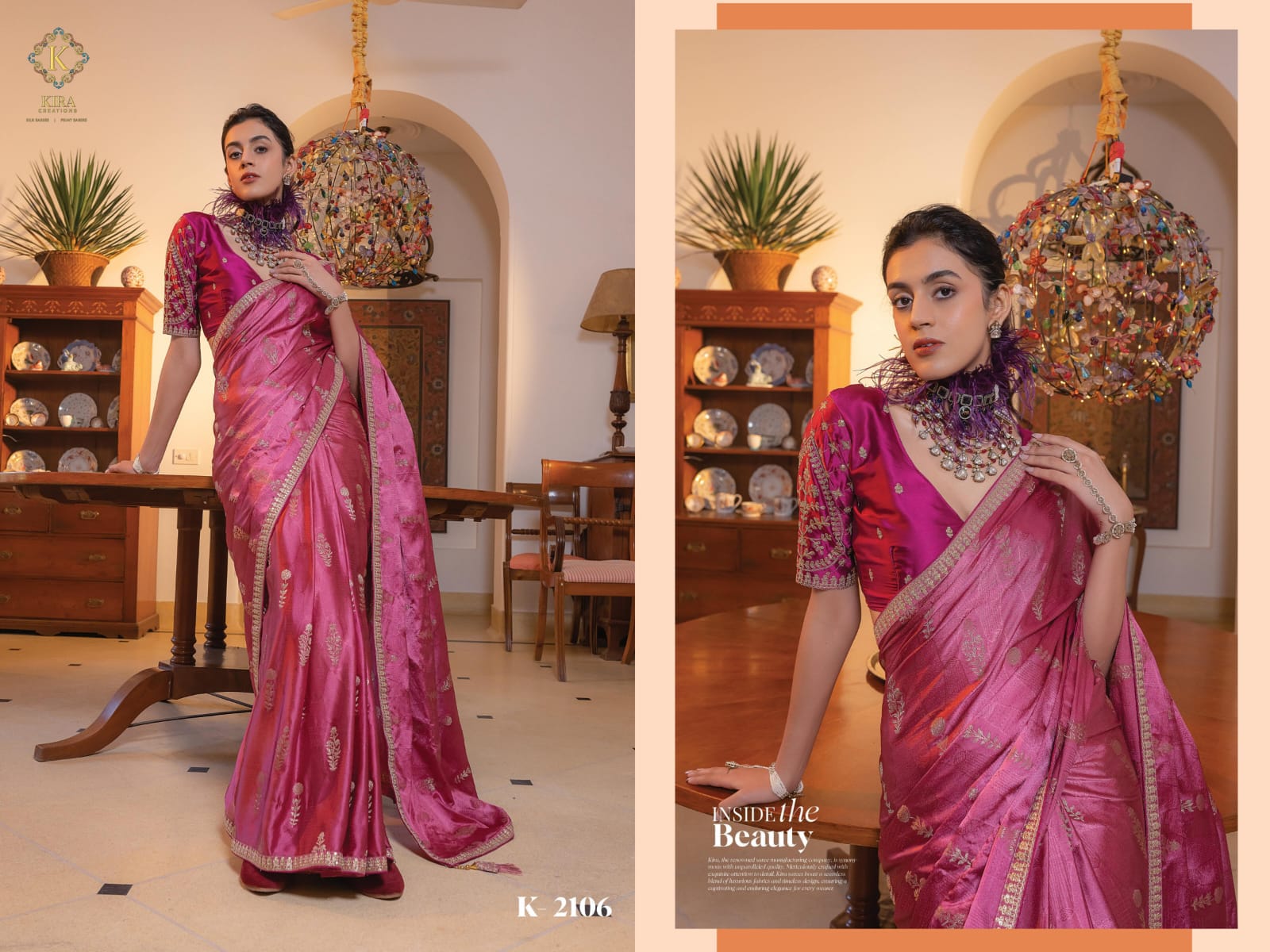 Luxury Viscos Satin Silk Saree