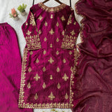 Exclusive Eid Silk Embroidered Suit