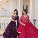 Calssical Blooming Anarkali Gown