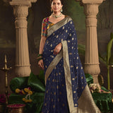 Pure Crepe Dola Silk Saree