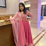 presenting Stylish Mirror Work Gown