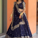 Rajasthani Traditional Chinon Lehenga