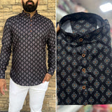 Men Printed Short Kurta Collection