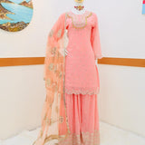 Designer Partywear Suit Sharara