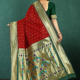 Elegance Pithani Soft SIlk Saree