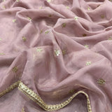 Beautiful Sequence embroidery work Saree