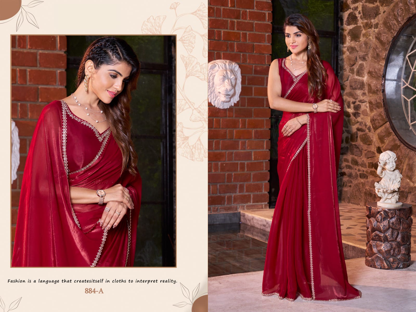 Designer Partylook Jimmy Silk Saree