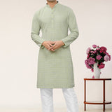 New Designs in Lucknowi Work with Inner kurta Pajama