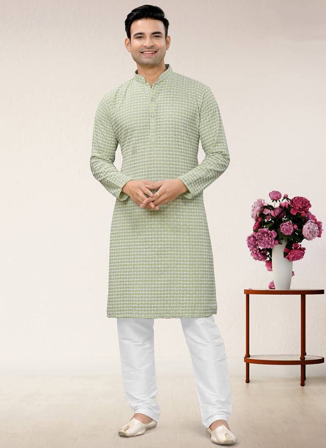 New Designs in Lucknowi Work with Inner kurta Pajama