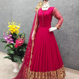 Exclusive  Faux Georgette  Gown Collection