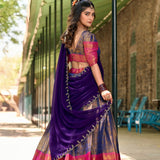 Luxury Kanchivaram Silk Lehenga