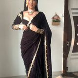 beautiful Designer 1M Ready to Wear Saree