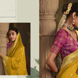 Traditional Bridal Dola Silk Saree