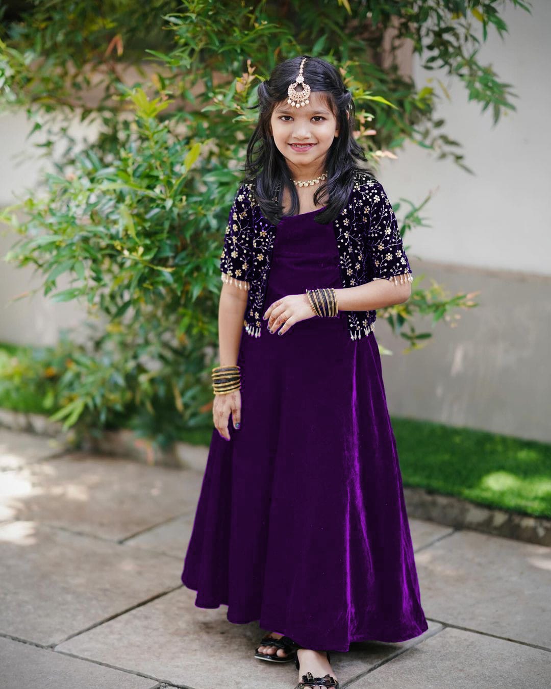 Premium Kids Velvet Lehenga Choli