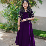 Premium Kids Velvet Lehenga Choli