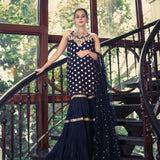 Black Salwar Sharara Collections