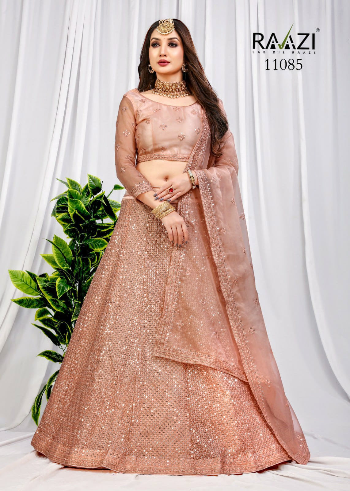 Designed Party and Reception wear Lehengacholi