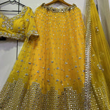 Yellow Haldi Brid Lehenga