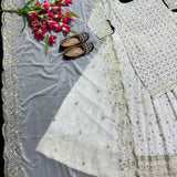 White Wedding Top Lehenga