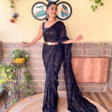 Gorgeous Sequnce Work Saree