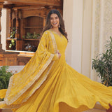 Faux Georgette  Anarkali Gown