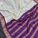 Beautiful Art Silk Jacquard Border Saree