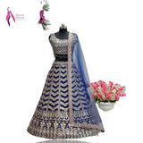 Bridal Georgette Embroidered Lehenga