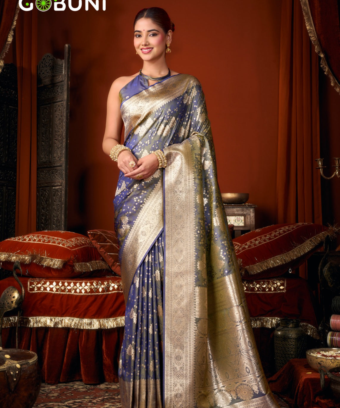 Sukoon Jacquard Soft Silk Saree