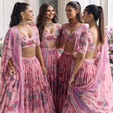 Exceptional Wedding Georgette Lehenga