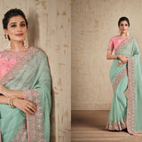 Partywear heavy saree collection