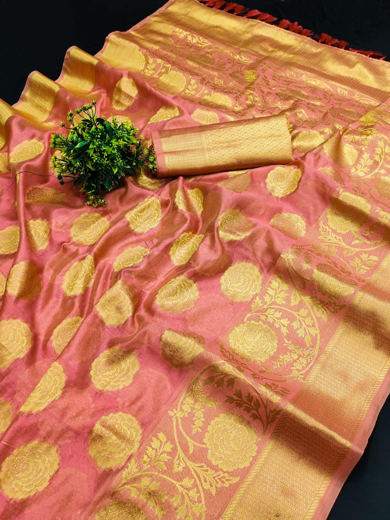 Pure Organza Silk Saree