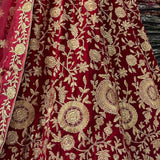 Premium  Bridal Velvet Wedding Lehenga