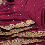 Beautiful Heavy Rangoli Silk Saree