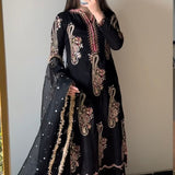 Black Ethnic Wear Fancy Suit