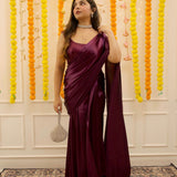 Satin Saree