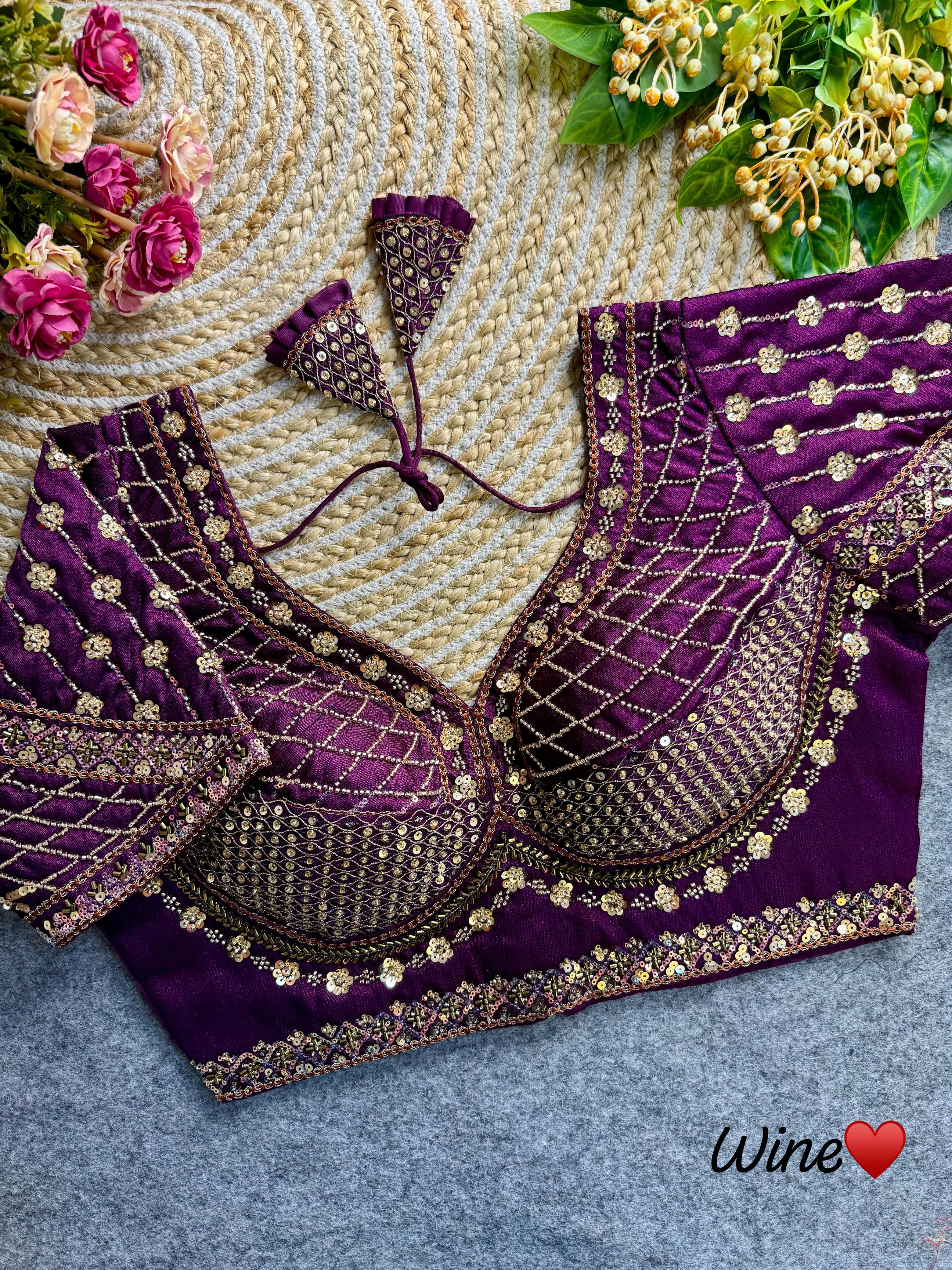 Sabyasachi Bridal Saree Blouse