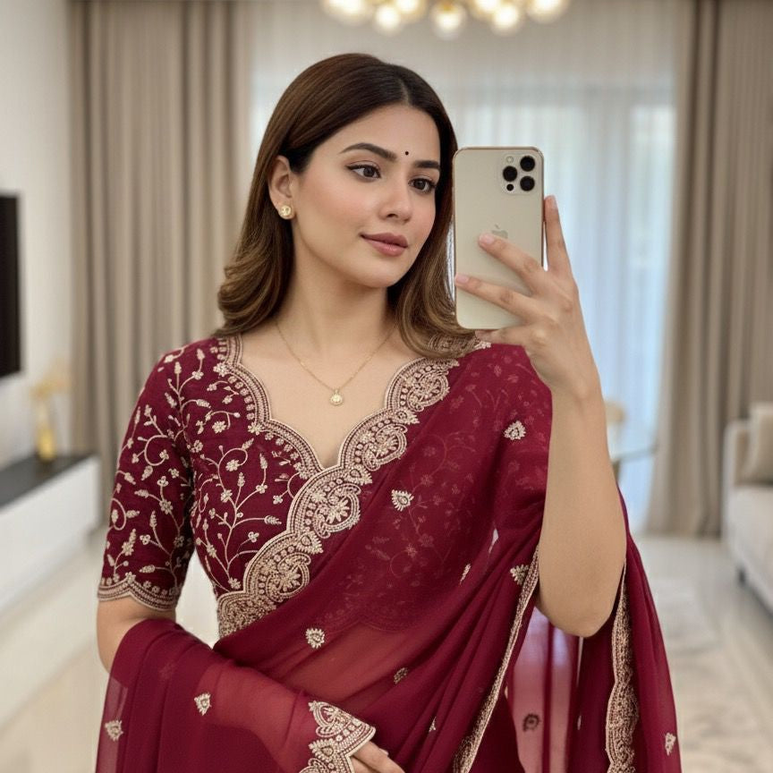 Kanchipuram Zari Weaving Lehenga