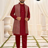 Partywear Mens Kurta Koti