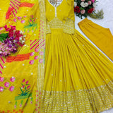 Gorgeous Yellow Anarkali Gown Collection