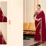 Festive Embroidered Saree Collection