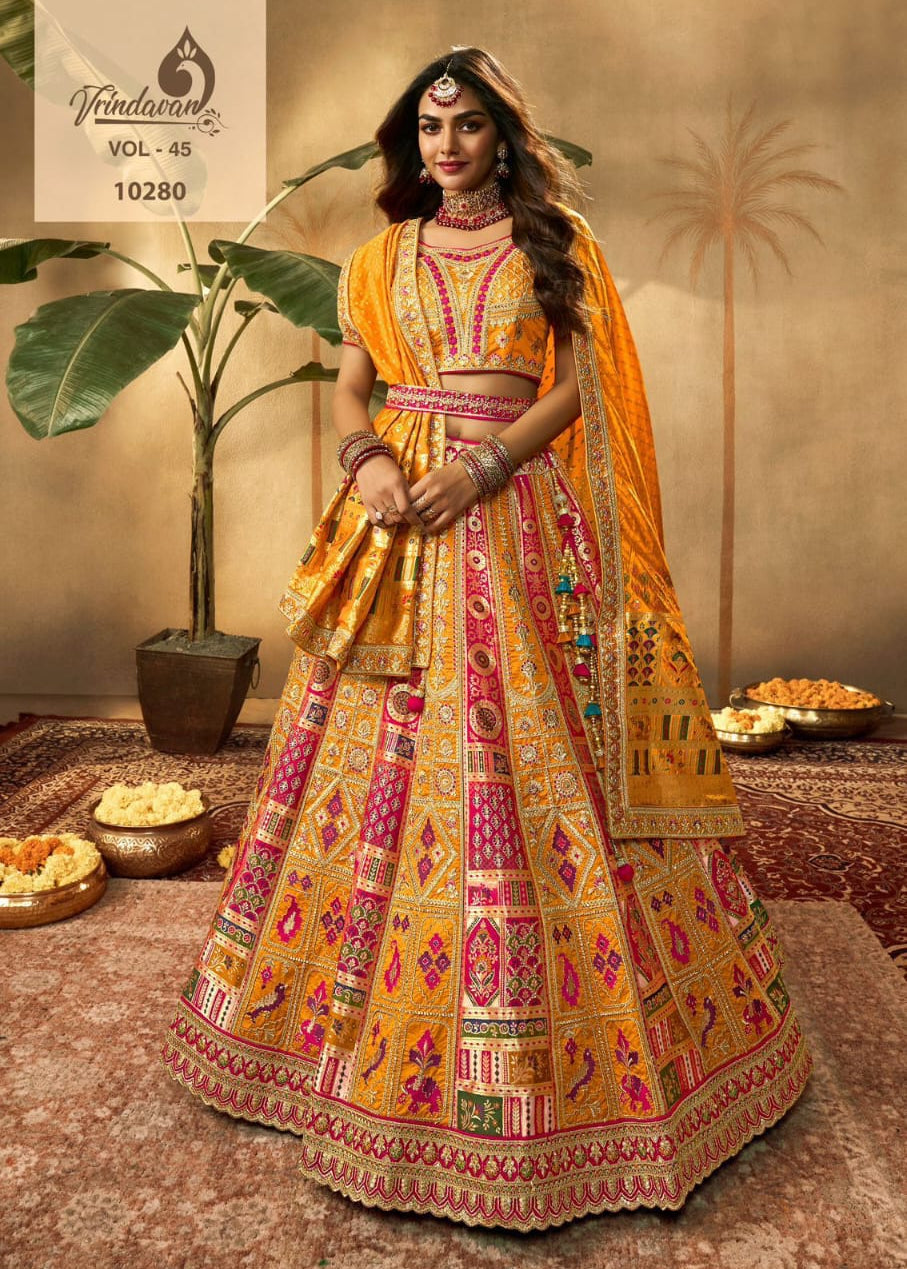 Bridal Wedding Silk Royal Lehenga