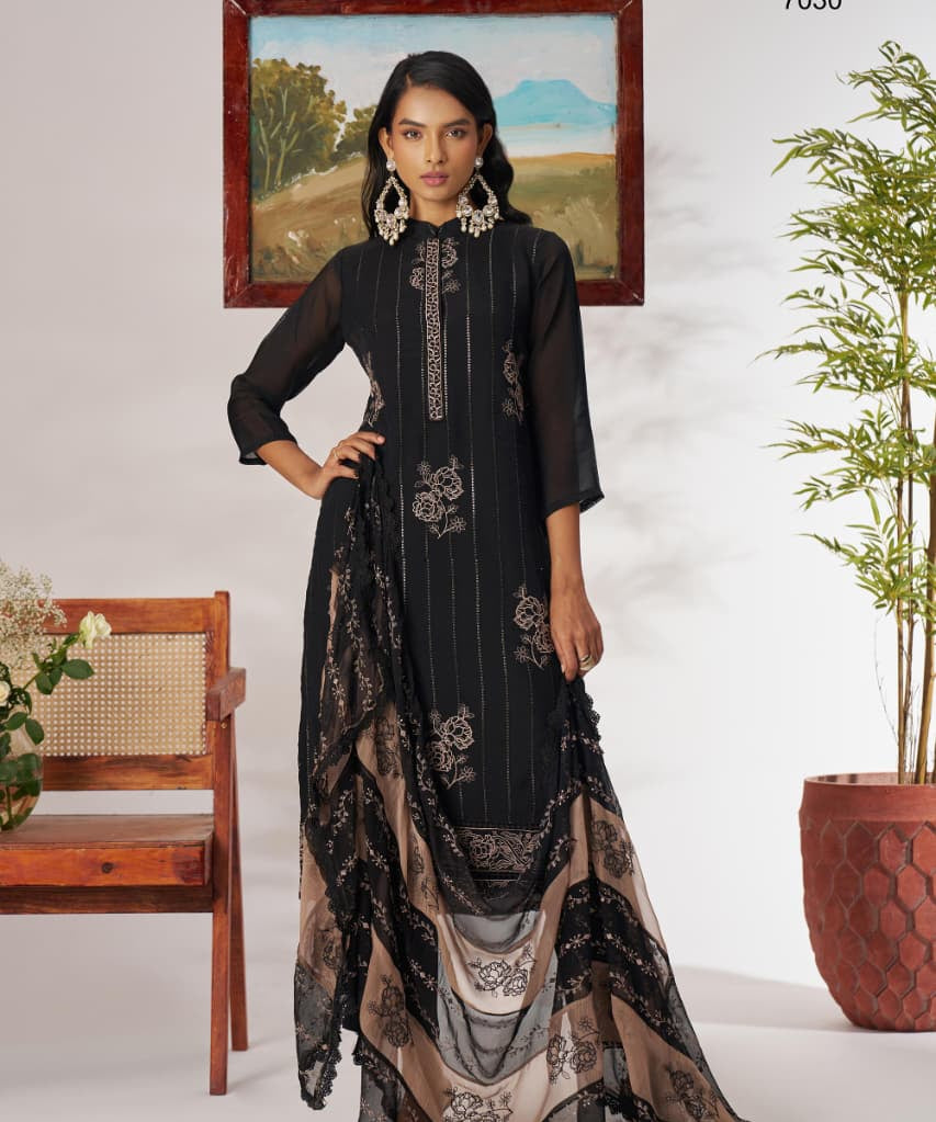 Luxury Ethnic Organza Suit