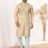 Men's Wedding Art Silk Kurta