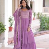 Stunning Georgette Anarkali Gown