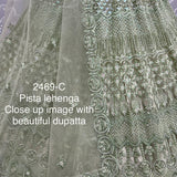 Fantastic Designed Sequins embroidered with Multi thread work partywear Lehengacholi