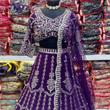 Purple Occasionaly Lehenga Choli