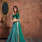 EXCLUSIVE WEDDING WEAR BRIDAL LEHENGA CHOLI