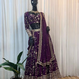 Heavy Faux Georgette Lehenga