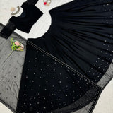 Black Designer Lehenga Choli